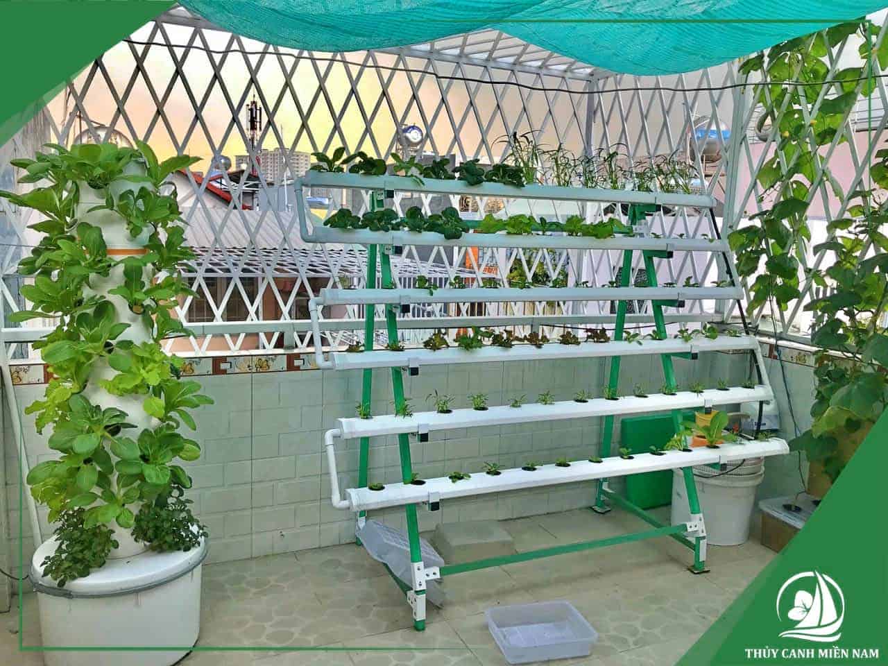 Công trình giàn bán chữ A trên ban công
